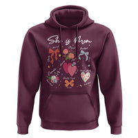 Mama Christian Religious Hoodie She Is Mom Mother's Day Jesus Flowers Bow
