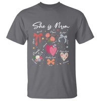 Mama Christian Religious T Shirt She Is Mom Mother's Day Jesus Flowers Bow