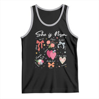 Mama Christian Religious Tank Top She Is Mom Mother's Day Jesus Flowers Bow