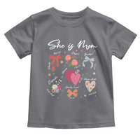 Mama Christian Religious Toddler T Shirt She Is Mom Mother's Day Jesus Flowers Bow