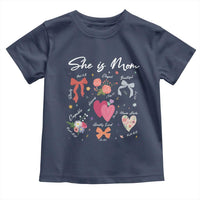 Mama Christian Religious Toddler T Shirt She Is Mom Mother's Day Jesus Flowers Bow