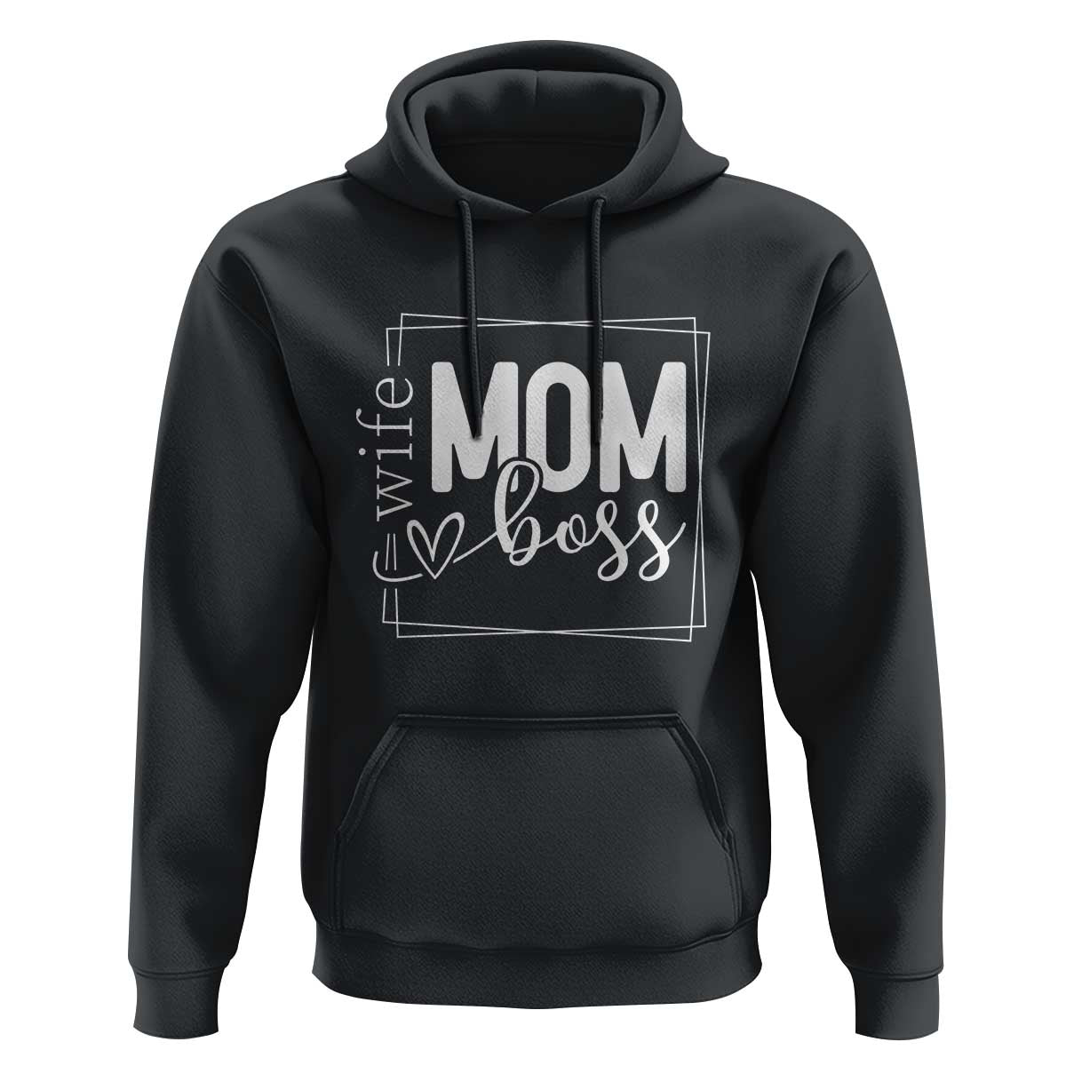 Funny Wife Mom Boss Hoodie Motherhood Mother's Day