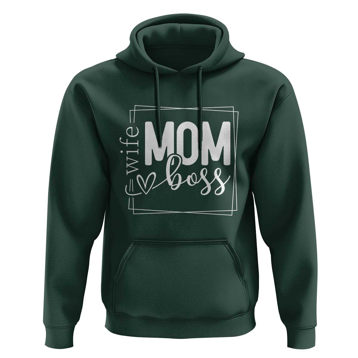 Funny Wife Mom Boss Hoodie Motherhood Mother's Day