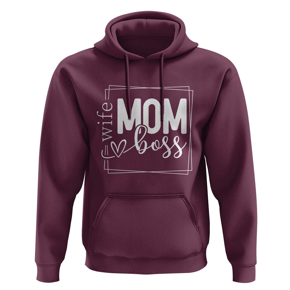 Funny Wife Mom Boss Hoodie Motherhood Mother's Day