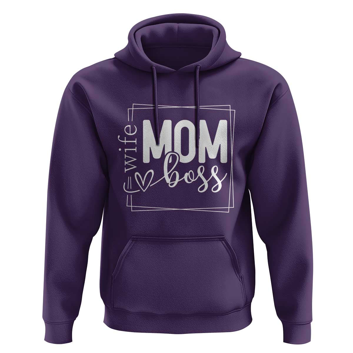 Funny Wife Mom Boss Hoodie Motherhood Mother's Day