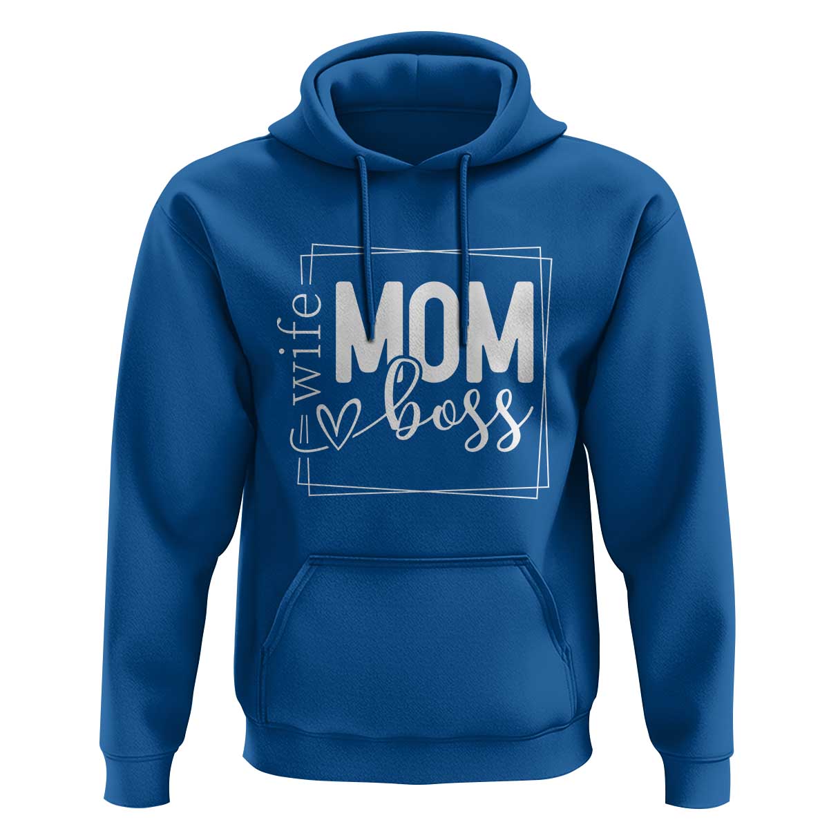 Funny Wife Mom Boss Hoodie Motherhood Mother's Day