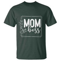 Funny Wife Mom Boss T Shirt Motherhood Mother's Day