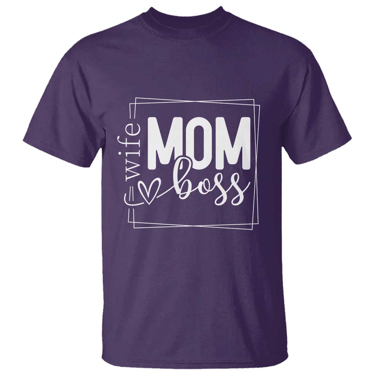 Funny Wife Mom Boss T Shirt Motherhood Mother's Day