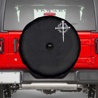 Christian Religious Jesus Shirt with Cross Logo Graphic Spare Tire Cover