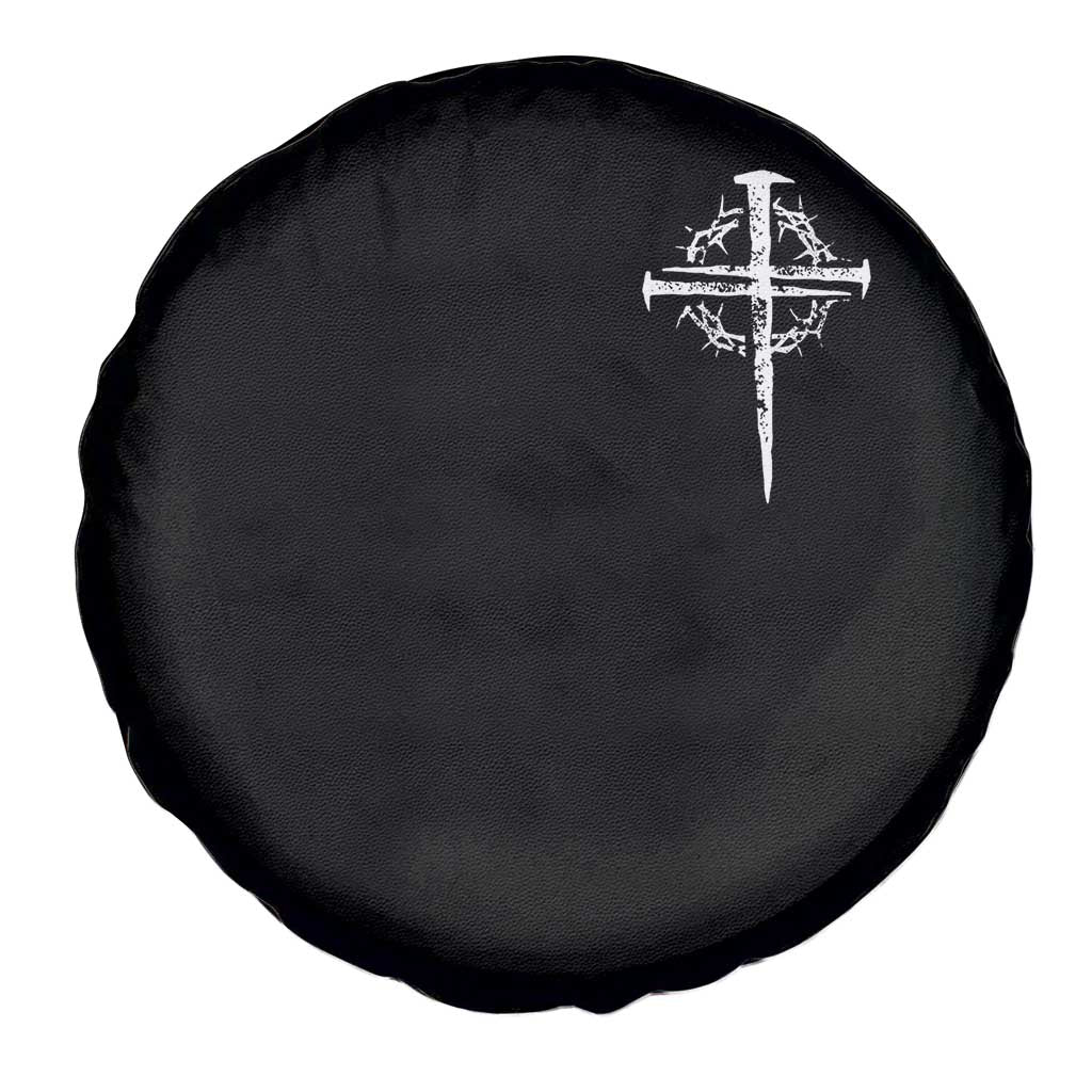 Christian Religious Jesus Shirt with Cross Logo Graphic Spare Tire Cover