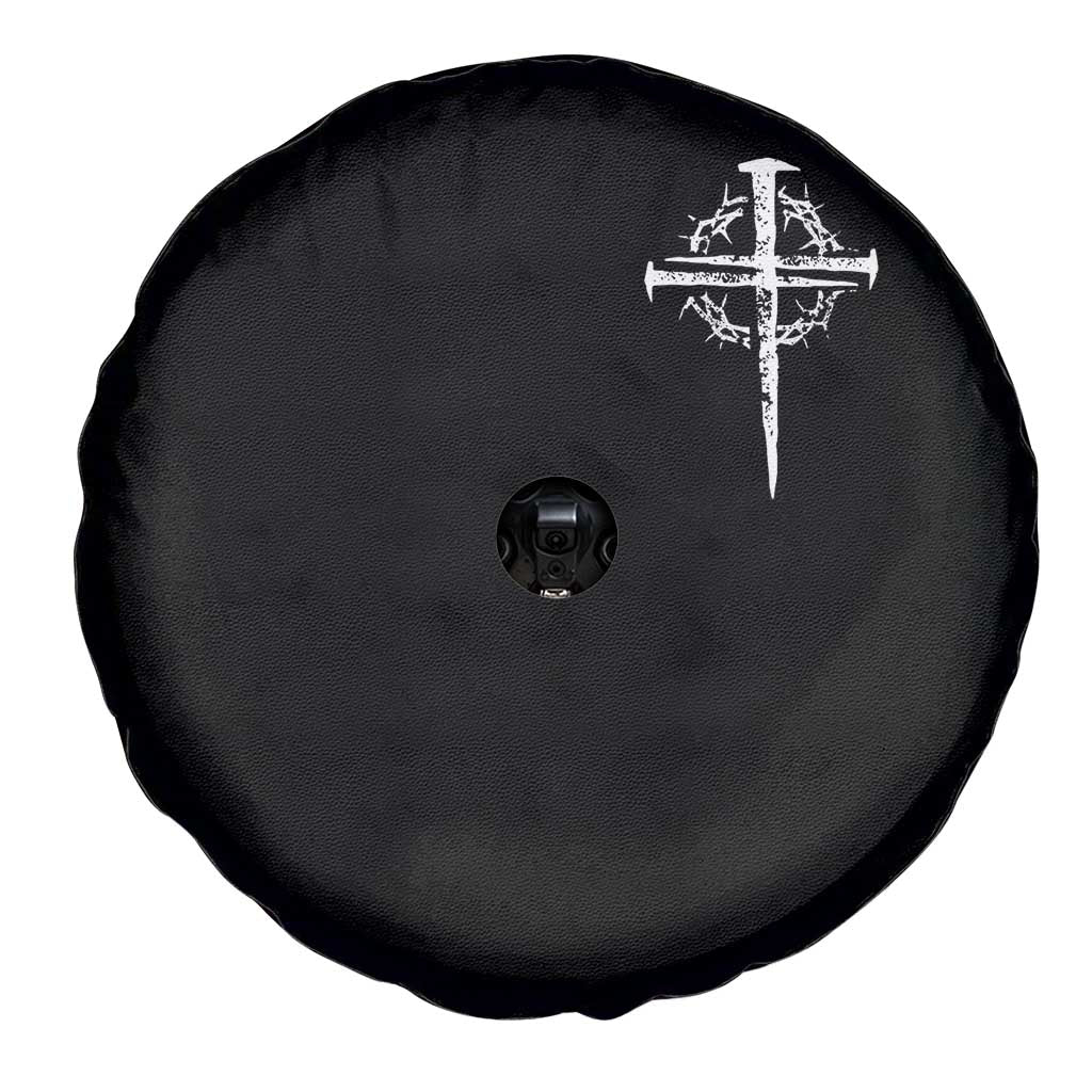 Christian Religious Jesus Shirt with Cross Logo Graphic Spare Tire Cover