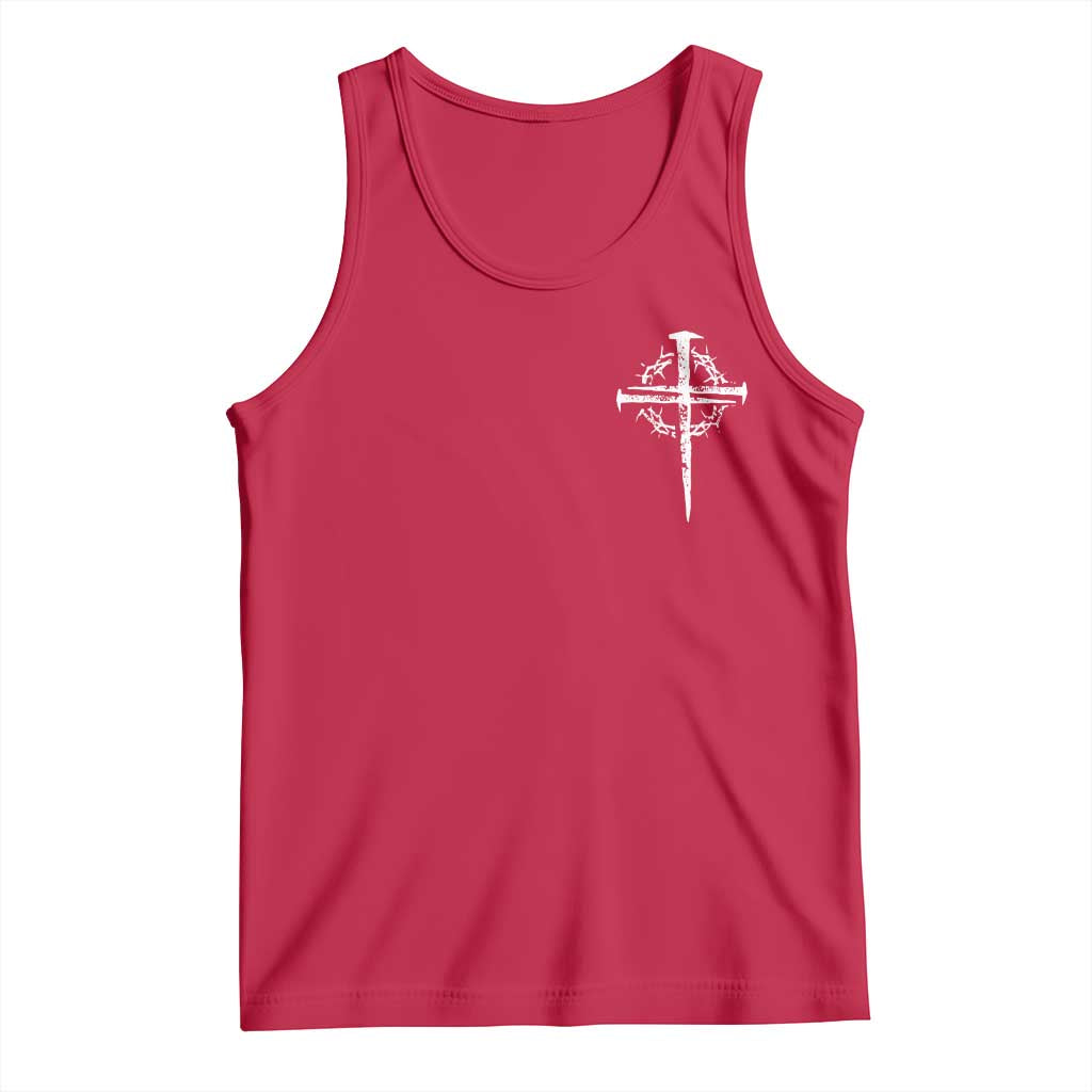 Christian Religious Jesus Shirt with Cross Logo Graphic Tank Top