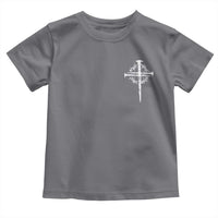 Christian Religious Jesus Shirt with Cross Logo Graphic Toddler T Shirt