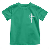 Christian Religious Jesus Shirt with Cross Logo Graphic Toddler T Shirt
