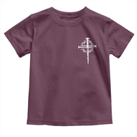 Christian Religious Jesus Shirt with Cross Logo Graphic Toddler T Shirt