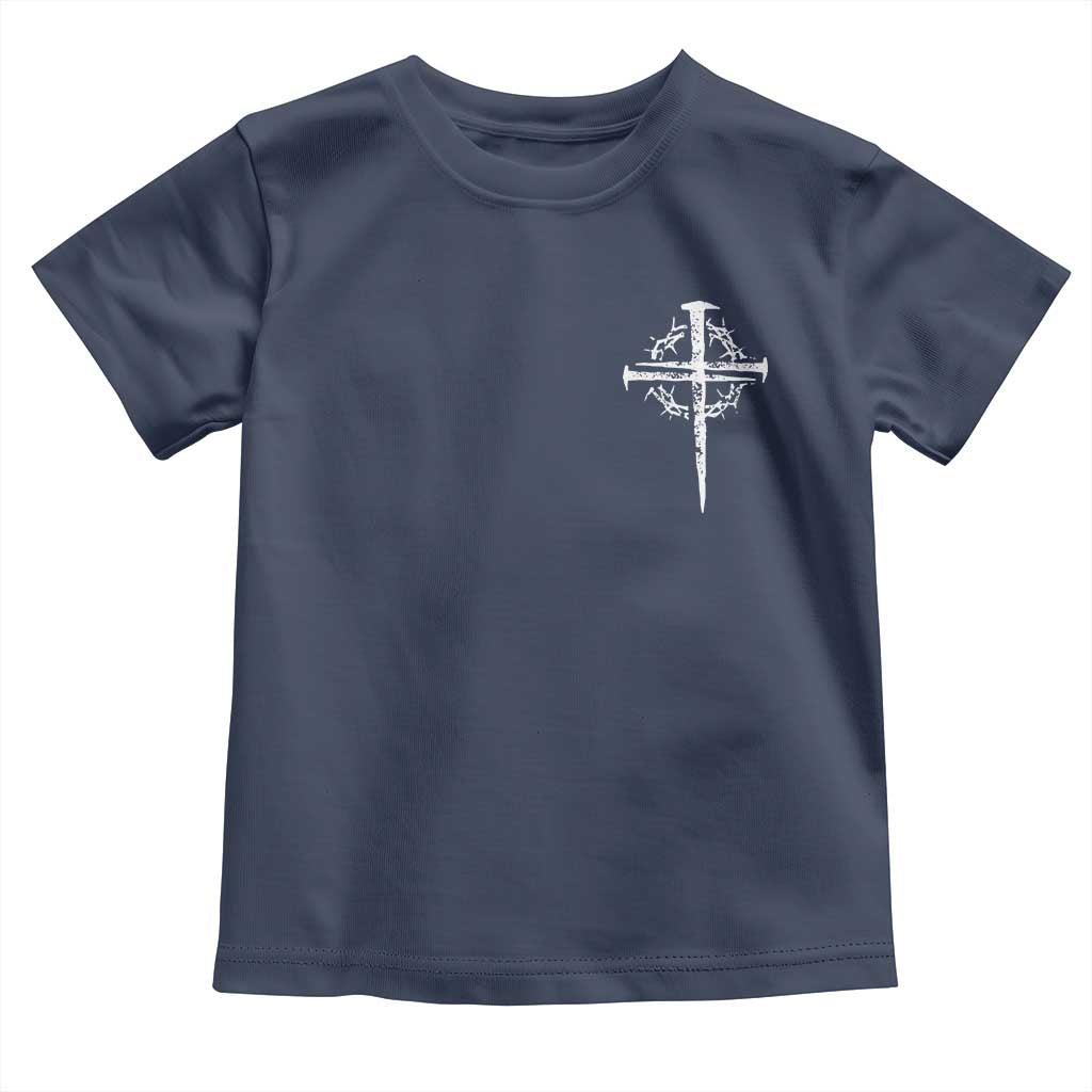Christian Religious Jesus Shirt with Cross Logo Graphic Toddler T Shirt