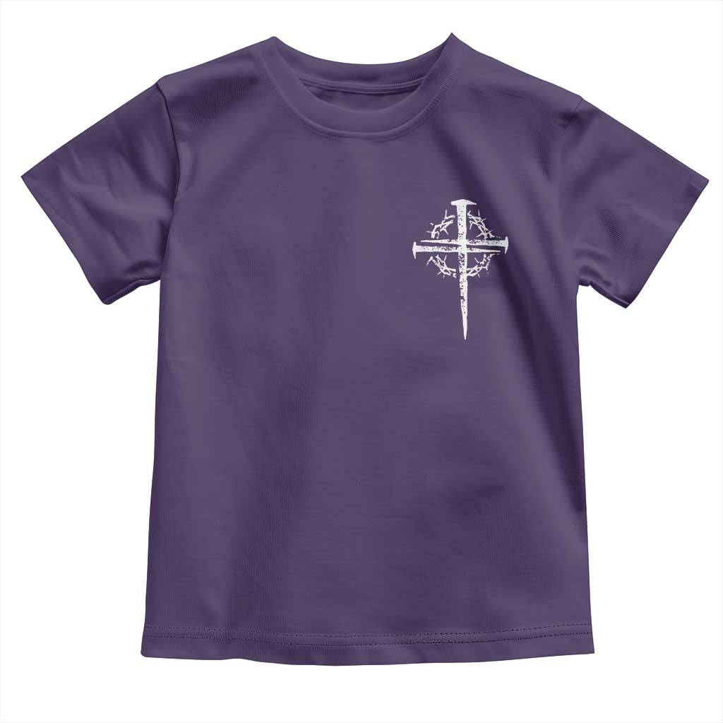 Christian Religious Jesus Shirt with Cross Logo Graphic Toddler T Shirt