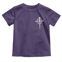 Christian Religious Jesus Shirt with Cross Logo Graphic Toddler T Shirt