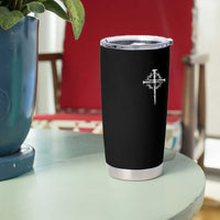 Christian Religious Jesus Shirt with Cross Logo Graphic Tumbler Cup