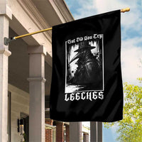 But Did You Try Leeches Plague Doctor Garden Flag Funny Middle Age Medicines Gothic