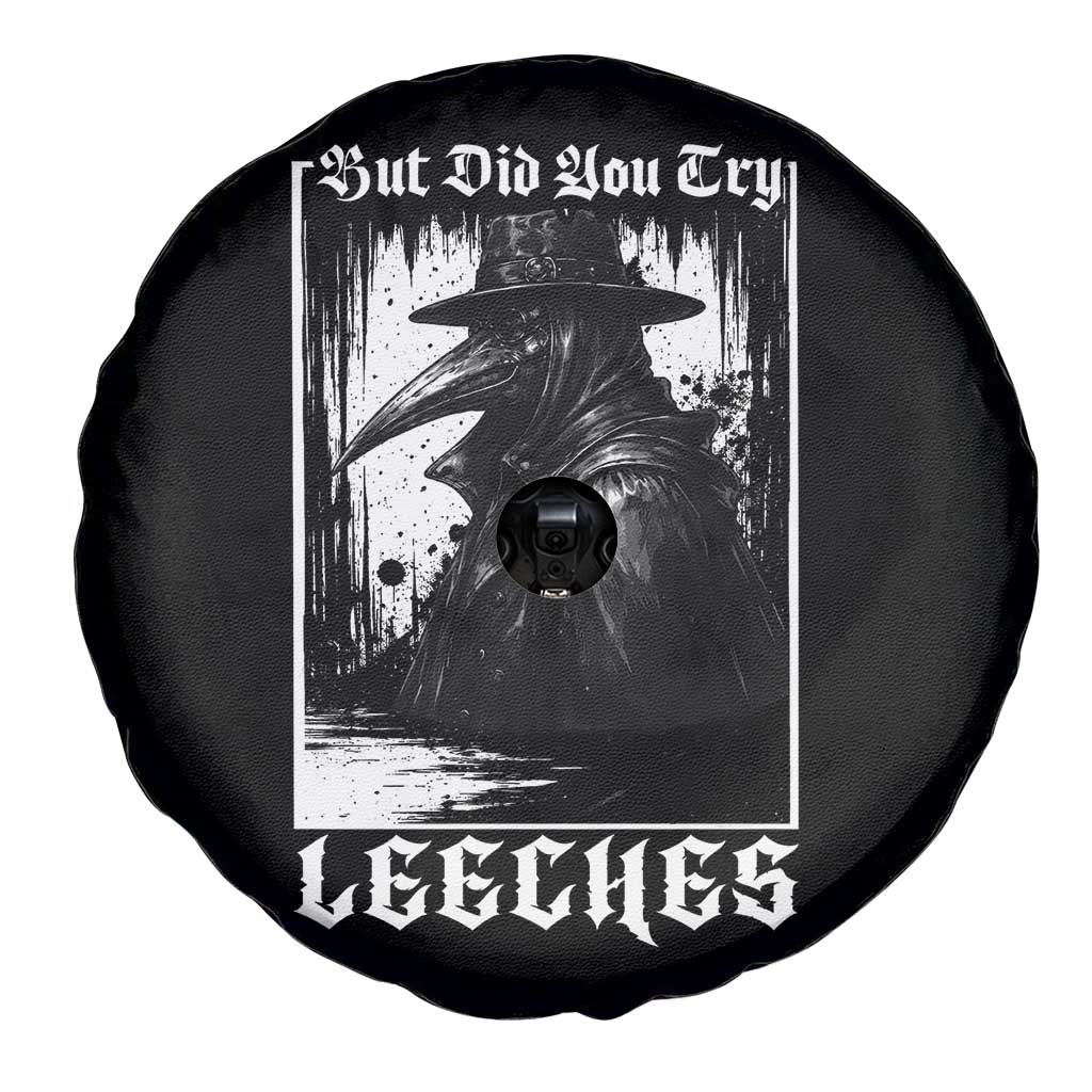 But Did You Try Leeches Plague Doctor Spare Tire Cover Funny Middle Age Medicines Gothic