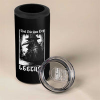 But Did You Try Leeches Plague Doctor 4 in 1 Can Cooler Tumbler Funny Middle Age Medicines Gothic