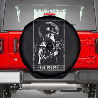 Plague Doctor Tarot Card Spare Tire Cover Horror Death Occult Satanic