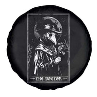 Plague Doctor Tarot Card Spare Tire Cover Horror Death Occult Satanic