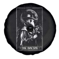 Plague Doctor Tarot Card Spare Tire Cover Horror Death Occult Satanic