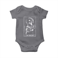 Plague Doctor Tarot Card Baby Onesie Horror Death Occult Satanic