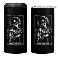 Plague Doctor Tarot Card 4 in 1 Can Cooler Tumbler Horror Death Occult Satanic