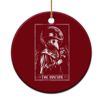 Plague Doctor Tarot Card Ceramic Ornament Horror Death Occult Satanic
