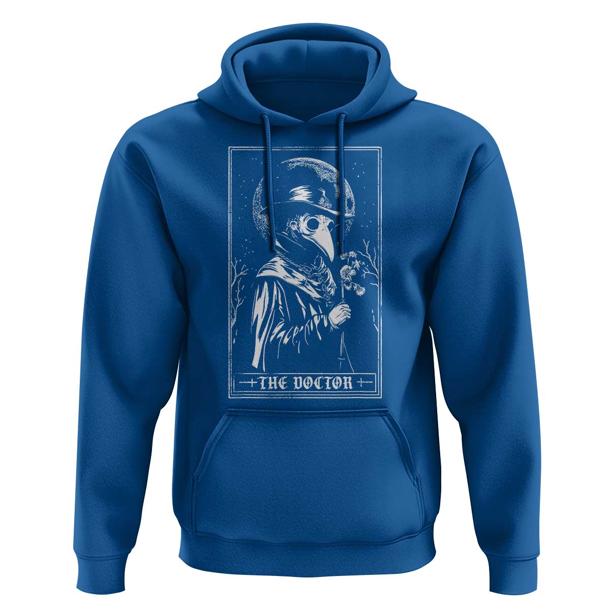 Plague Doctor Tarot Card Hoodie Horror Death Occult Satanic