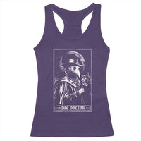 Plague Doctor Tarot Card Racerback Tank Top Horror Death Occult Satanic