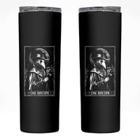 Plague Doctor Tarot Card Skinny Tumbler Horror Death Occult Satanic