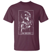 Plague Doctor Tarot Card T Shirt Horror Death Occult Satanic