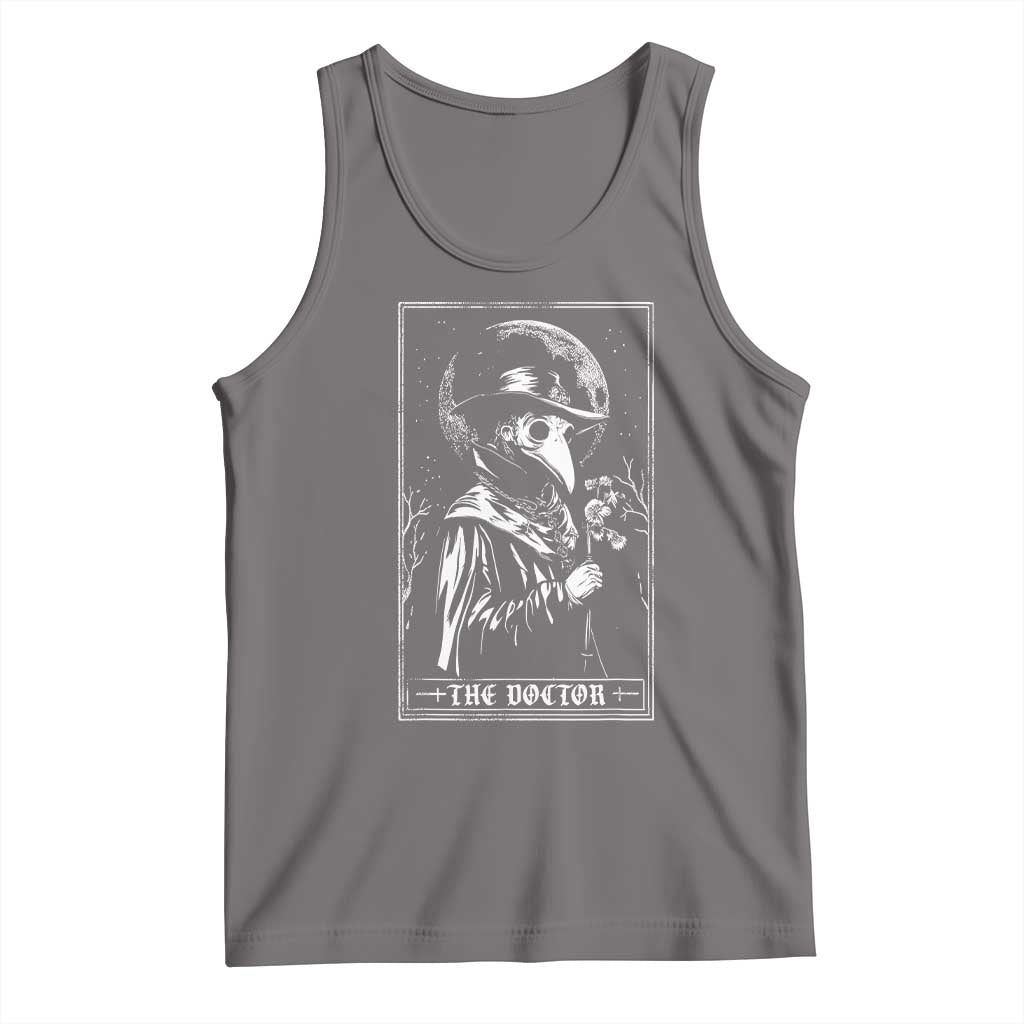 Plague Doctor Tarot Card Tank Top Horror Death Occult Satanic