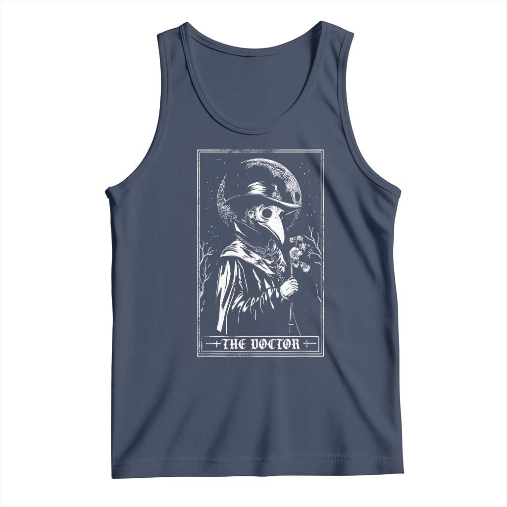 Plague Doctor Tarot Card Tank Top Horror Death Occult Satanic