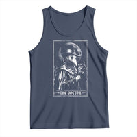 Plague Doctor Tarot Card Tank Top Horror Death Occult Satanic