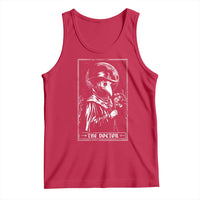 Plague Doctor Tarot Card Tank Top Horror Death Occult Satanic