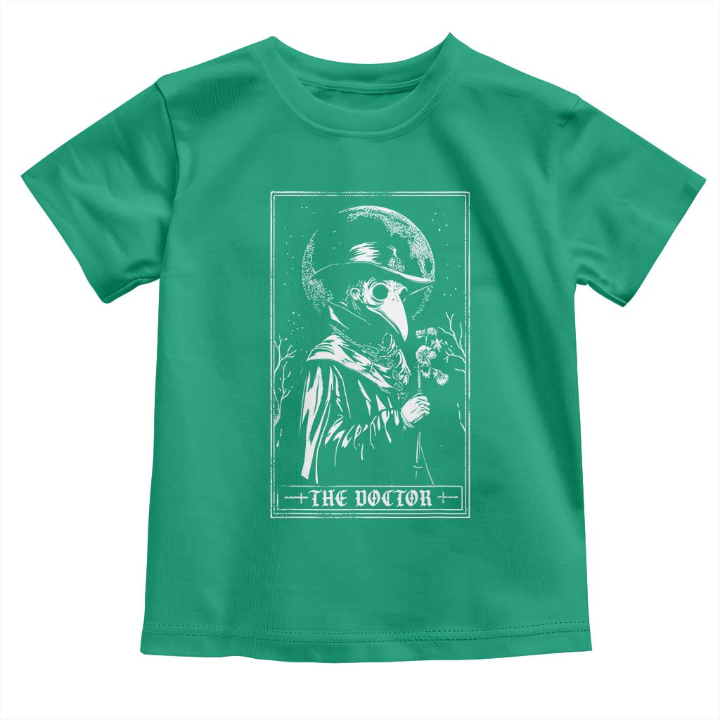 Plague Doctor Tarot Card Toddler T Shirt Horror Death Occult Satanic