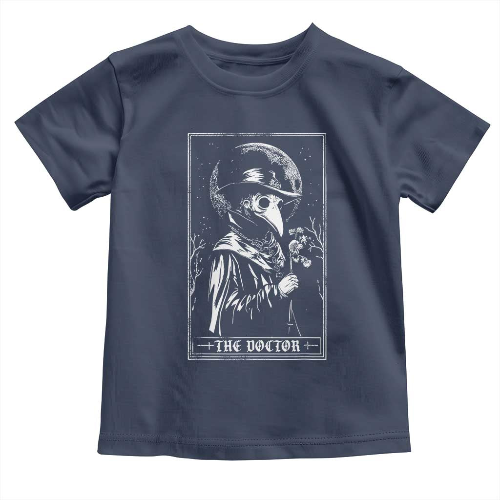 Plague Doctor Tarot Card Toddler T Shirt Horror Death Occult Satanic