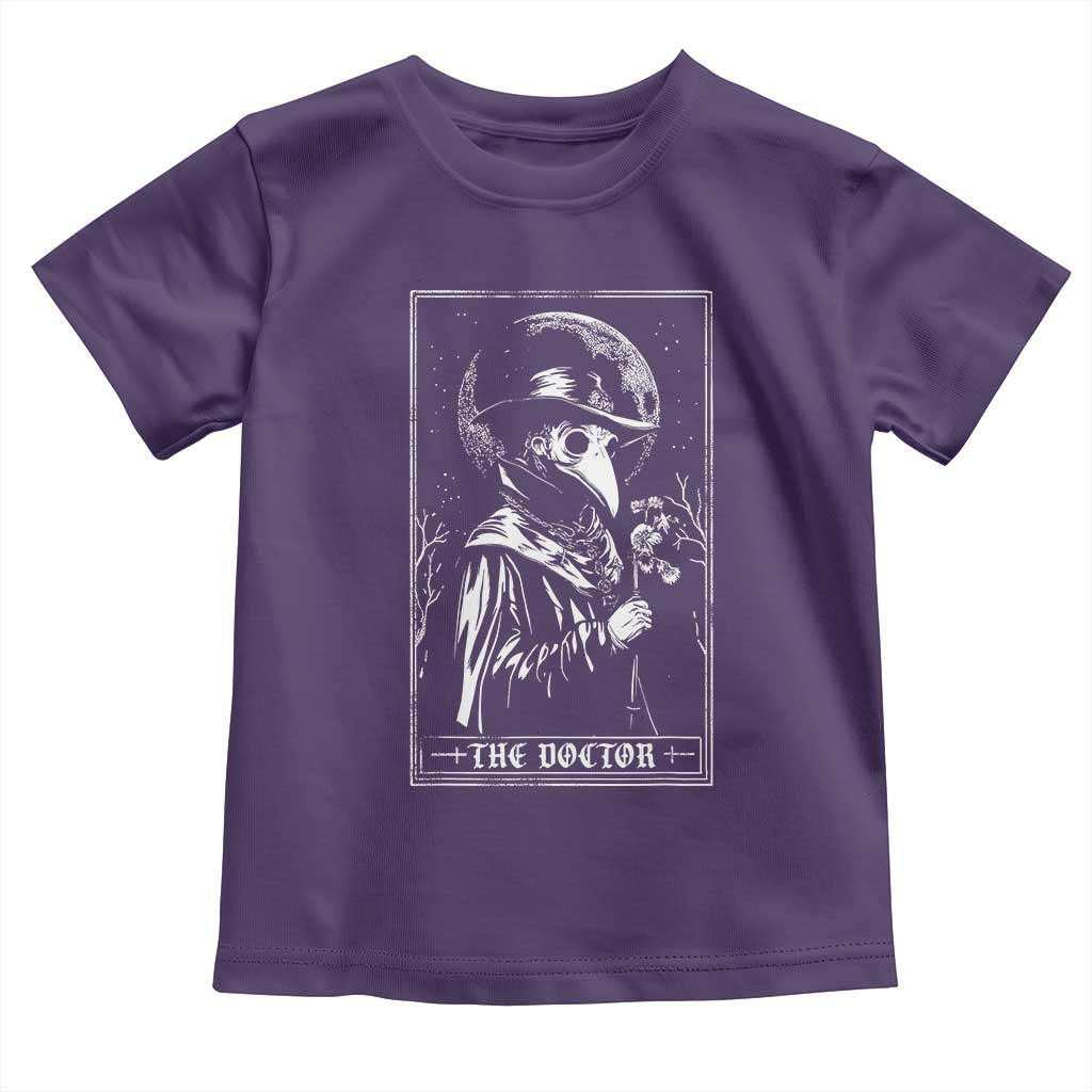 Plague Doctor Tarot Card Toddler T Shirt Horror Death Occult Satanic