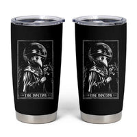 Plague Doctor Tarot Card Tumbler Cup Horror Death Occult Satanic