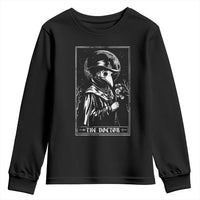 Plague Doctor Tarot Card Youth Sweatshirt Horror Death Occult Satanic