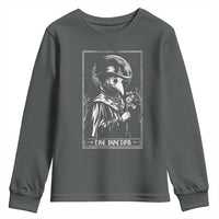 Plague Doctor Tarot Card Youth Sweatshirt Horror Death Occult Satanic