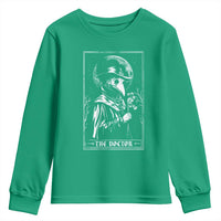 Plague Doctor Tarot Card Youth Sweatshirt Horror Death Occult Satanic