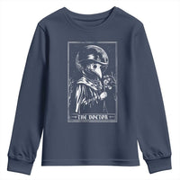 Plague Doctor Tarot Card Youth Sweatshirt Horror Death Occult Satanic
