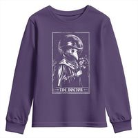 Plague Doctor Tarot Card Youth Sweatshirt Horror Death Occult Satanic