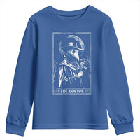 Plague Doctor Tarot Card Youth Sweatshirt Horror Death Occult Satanic